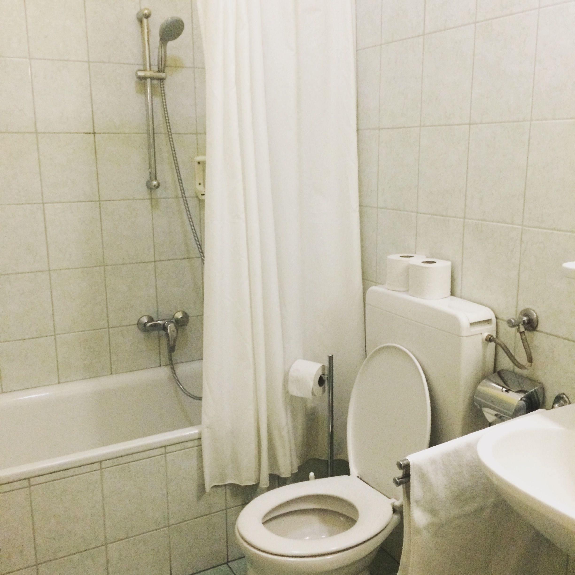 Dusj på badet