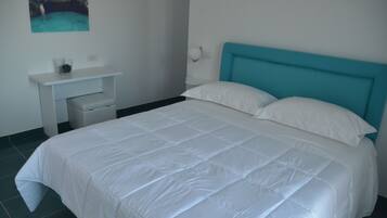 Double Room, Balcony, Sea View | In-room safe, desk, soundproofing, free cots/infant beds