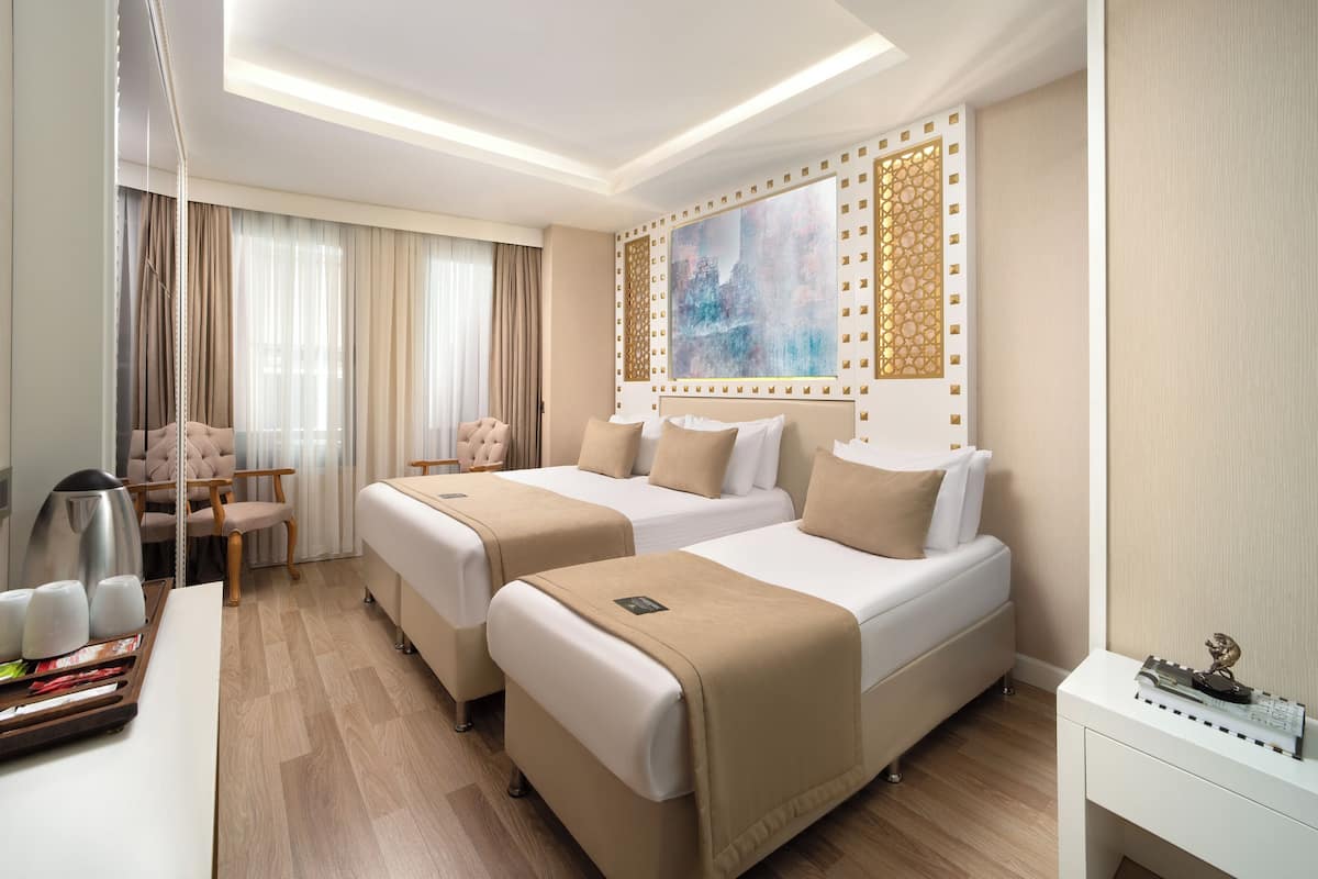 Draps en coton égyptien, literie de qualité supérieure, minibar