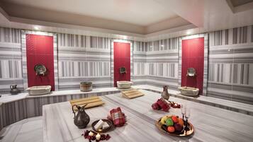 Behandlungsräume für Paare, Sauna, Dampfbad, Türkisches Bad/Hamam