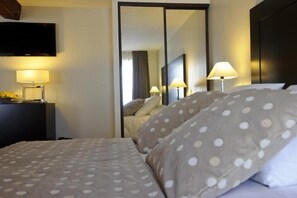 Premium bedding, minibar, in-room safe, desk