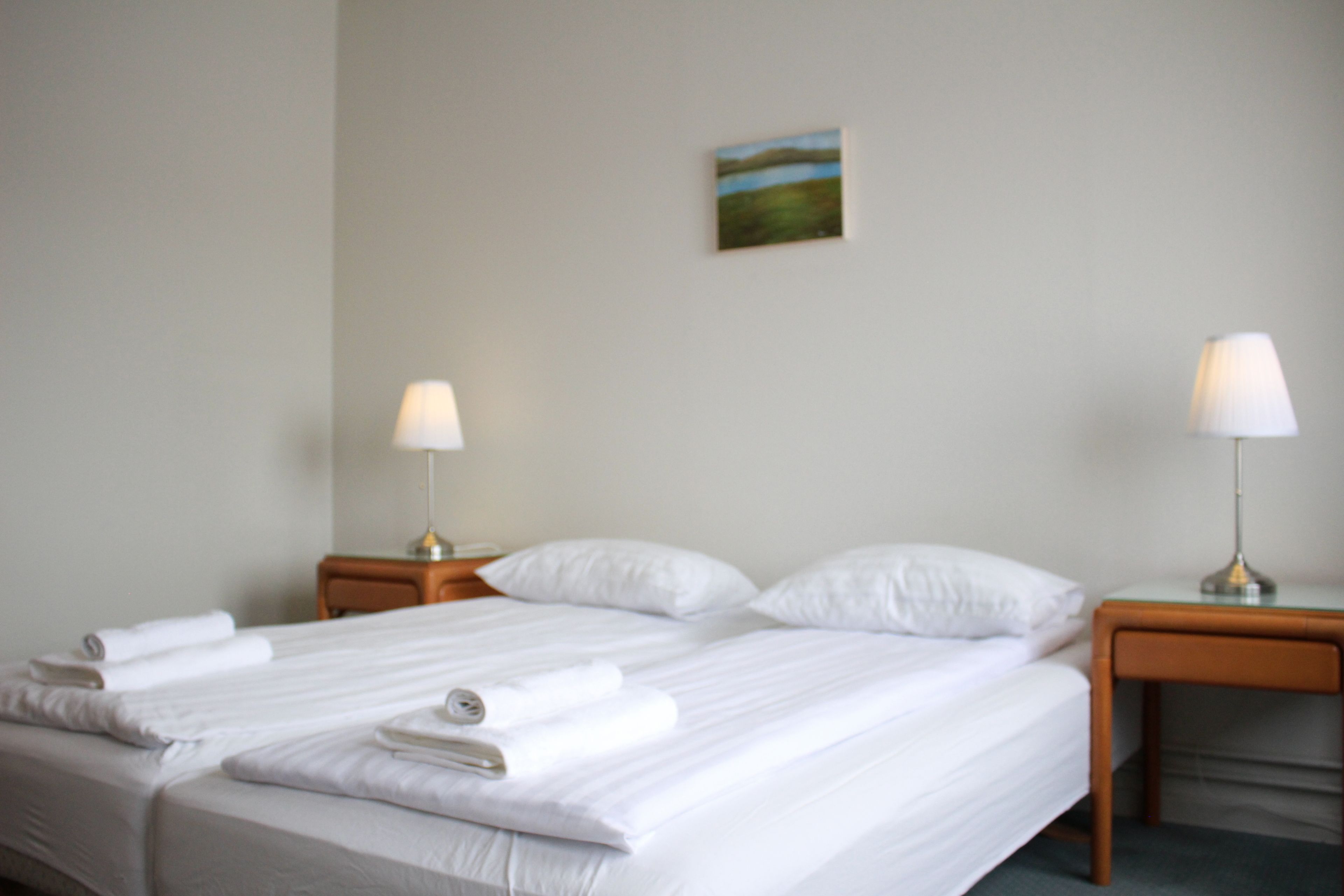 Economy Twin Room | Desk, blackout drapes, soundproofing, free cribs/infant beds