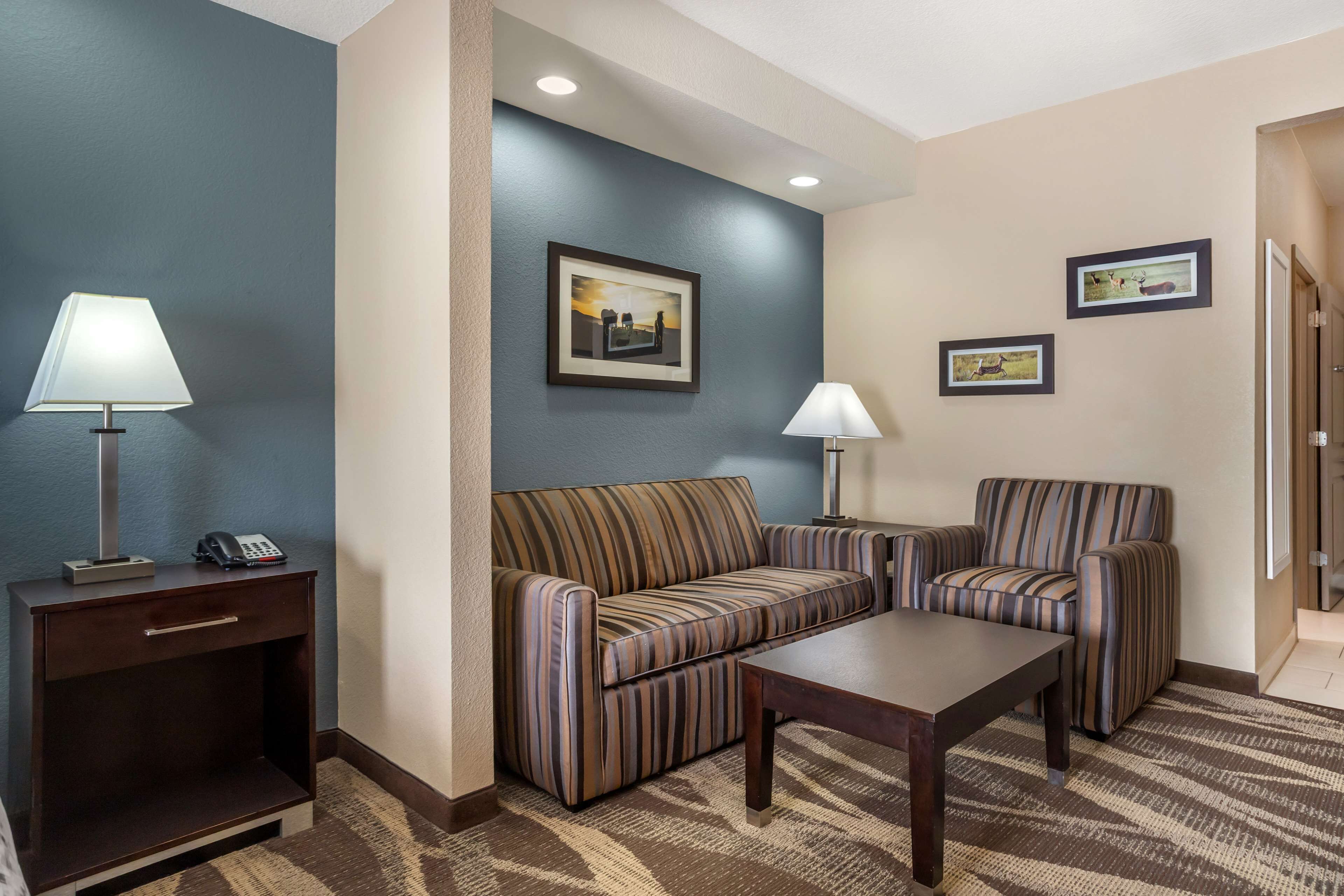 desk, laptop workspace, iron/ironing board, free cots/infant beds