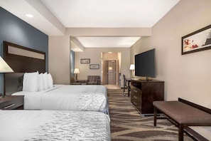 Suite, 2 Queen Beds, Non Smoking, Refrigerator & Microwave (with Sofabed) | Pillowtop beds, desk, laptop workspace, iron/ironing board - Best Western Plus Lake Jackson Inn & Suites (Lake Jackson)