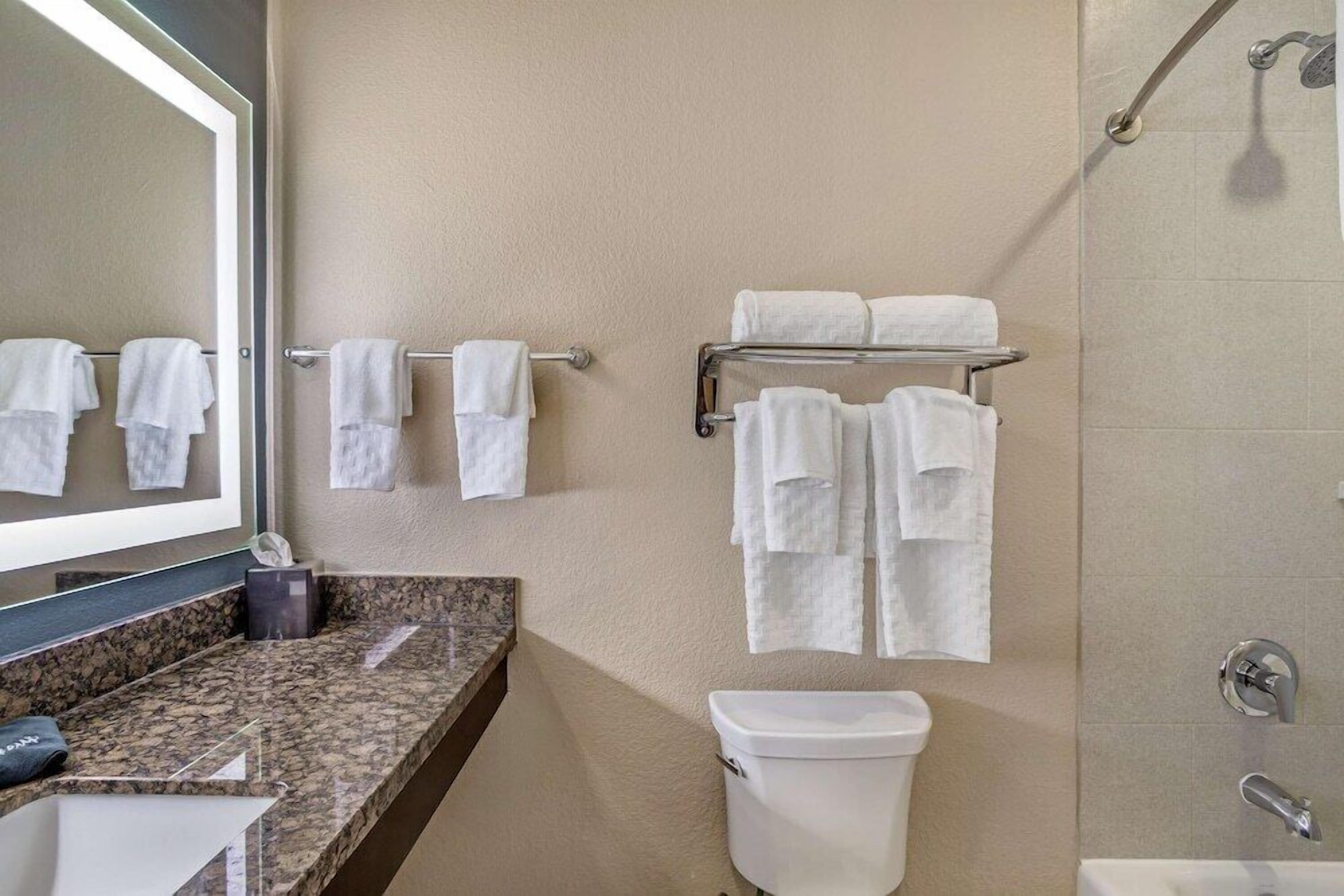 Bathroom | Combined shower/tub, free toiletries, hair dryer, bathrobes