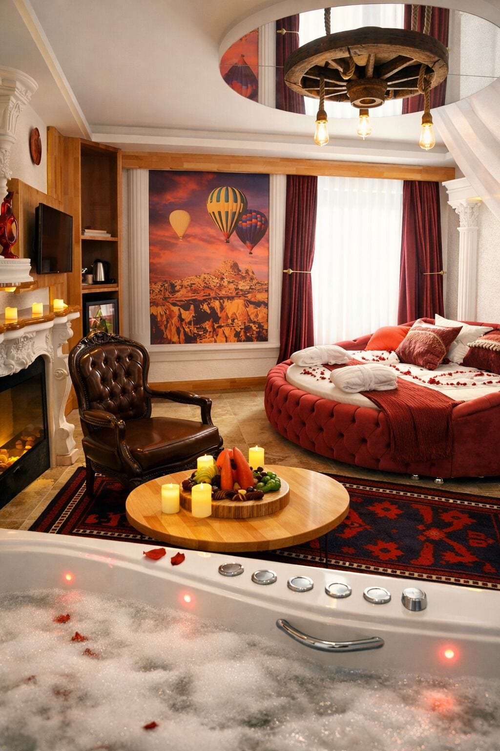 Egyptian cotton sheets, premium bedding, minibar, in-room safe