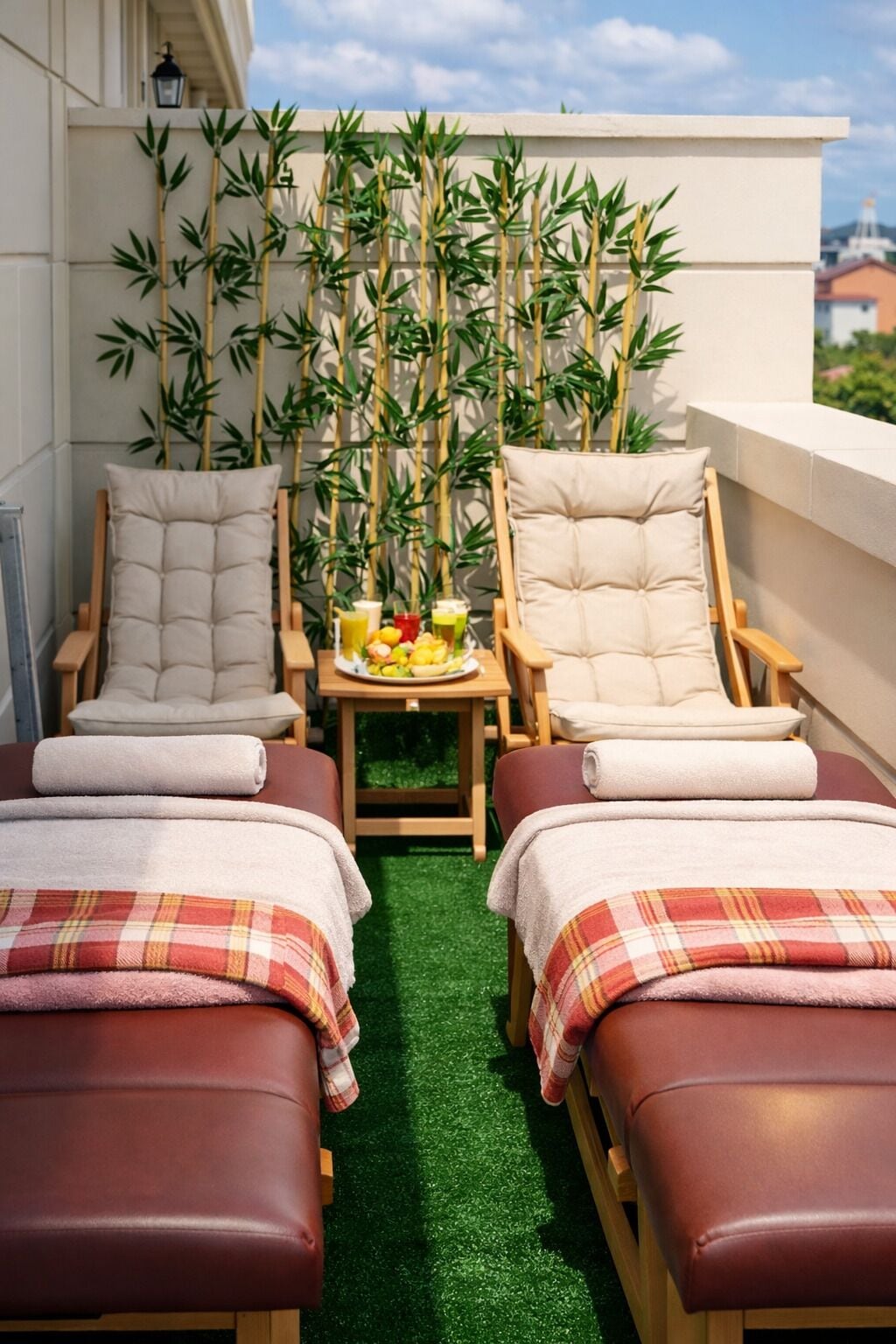 Junior suite, uitzicht op stad | Massage bij de accommodatie