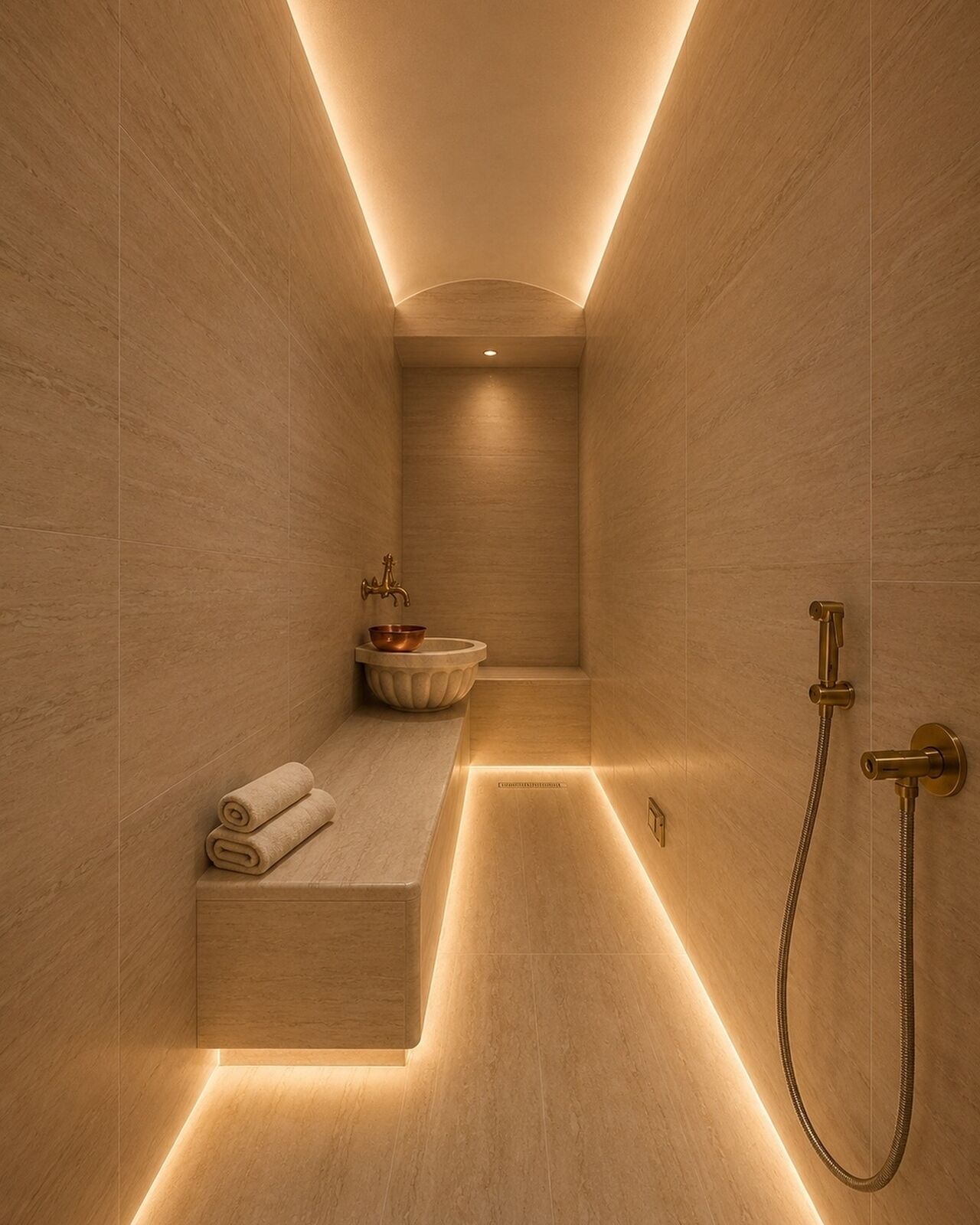 Salas de tratamiento para parejas, sauna y baño de vapor 