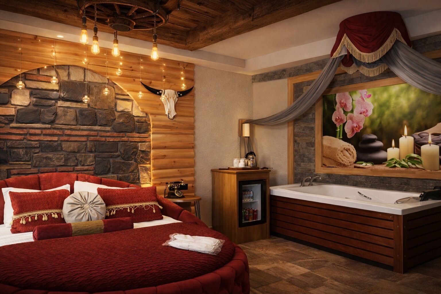 Deluxe-puumaja | Egyptinpuuvillaiset lakanat, ylelliset vuodevaatteet, minibaari
