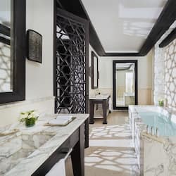Panoramic Suite, 2 Bedrooms | Bathroom | Separate tub and shower, deep soaking tub, rainfall showerhead
