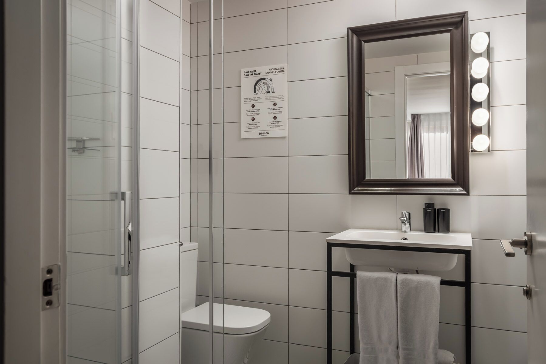 triple room | bathroom | shower, hair dryer, towels, soap