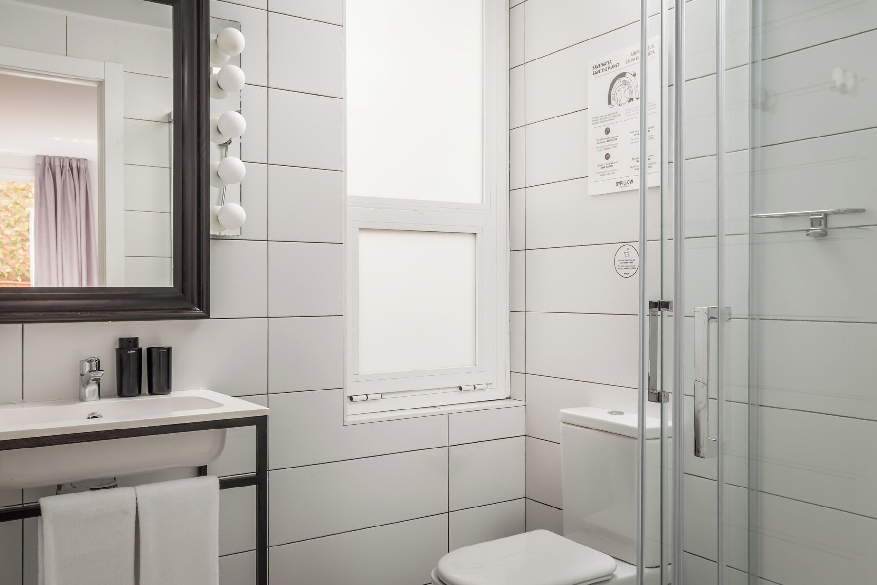 triple room | bathroom | shower, hair dryer, towels, soap