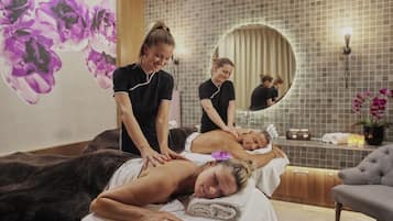 Couples treatment rooms, sauna, steam room, Turkish bath