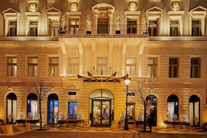 Majoituspaikan julkisivu