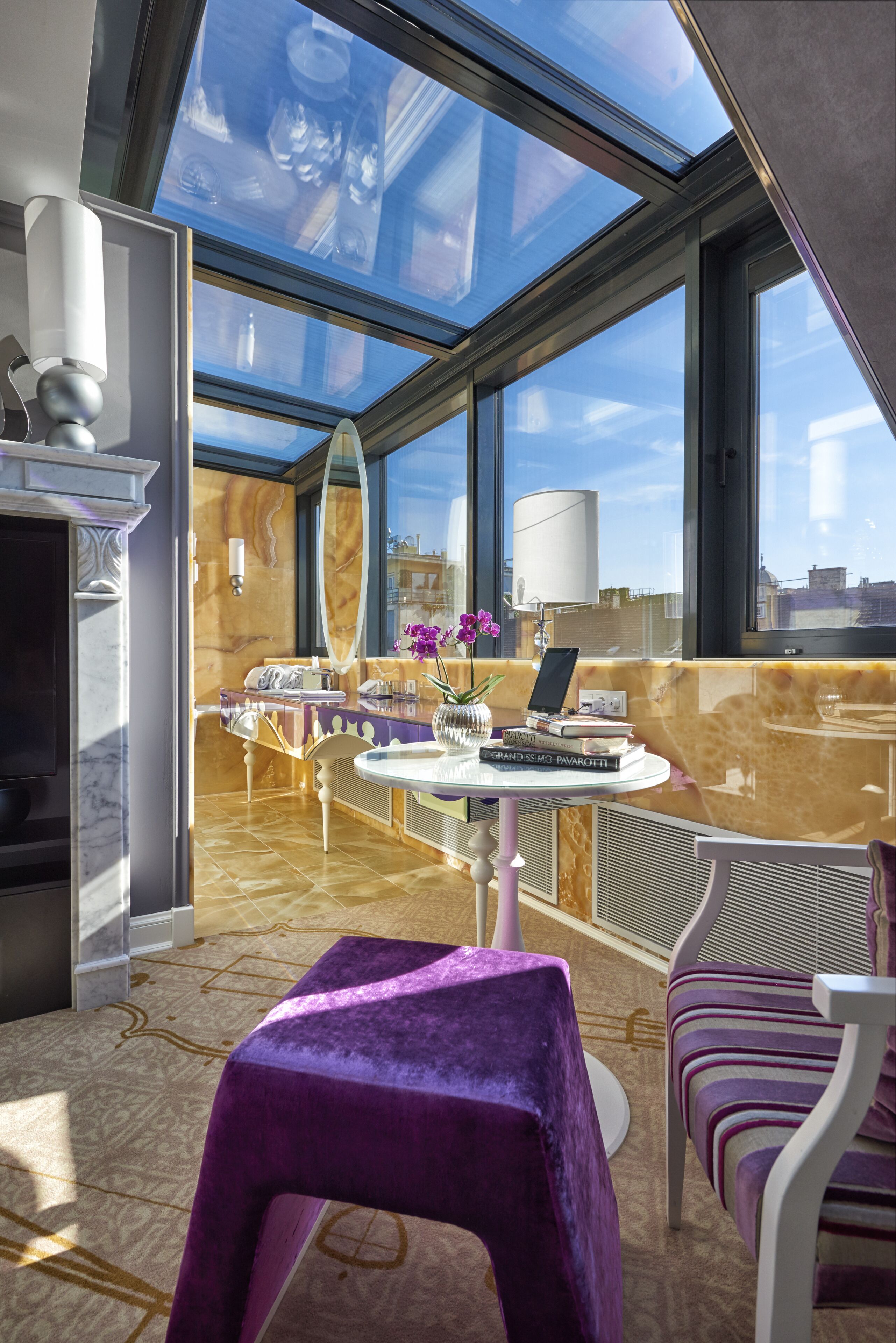 room (sun) | bathroom | free toiletries, hair dryer, bathrobes, slippers