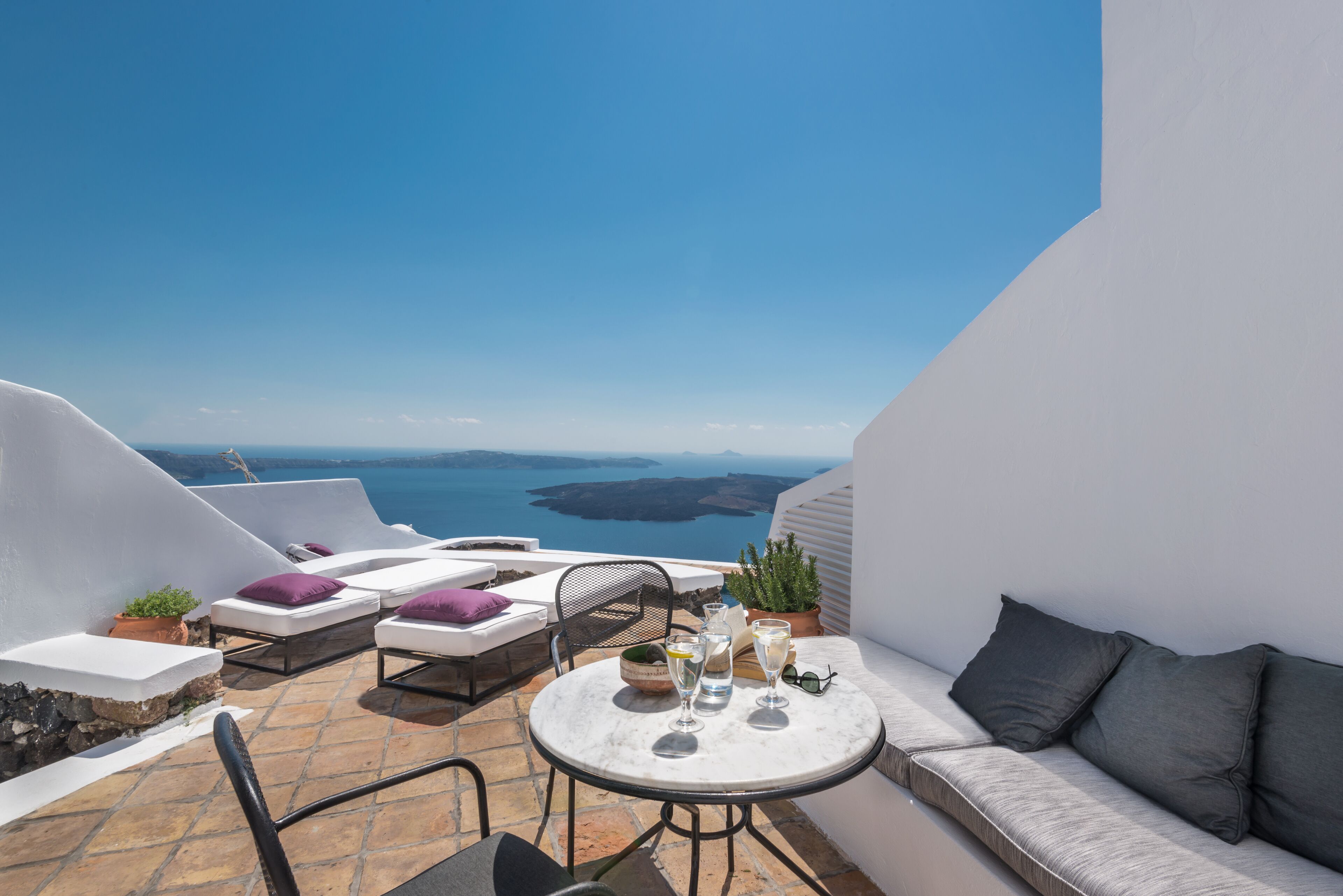 senior studio suite, pool access (daphne's) | view from room