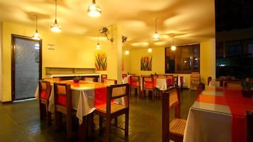 Breakfast, lunch, dinner served; Brazilian cuisine