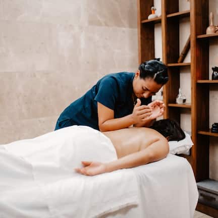 Body treatments, facials, manicures and pedicures, massages