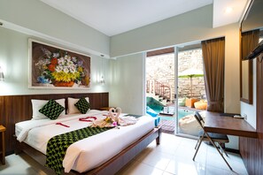 Superior Double or Twin Room, Non Smoking | Minibar, laptop workspace, free WiFi, bed sheets - Hadi Poetra Hotel (Kuta)