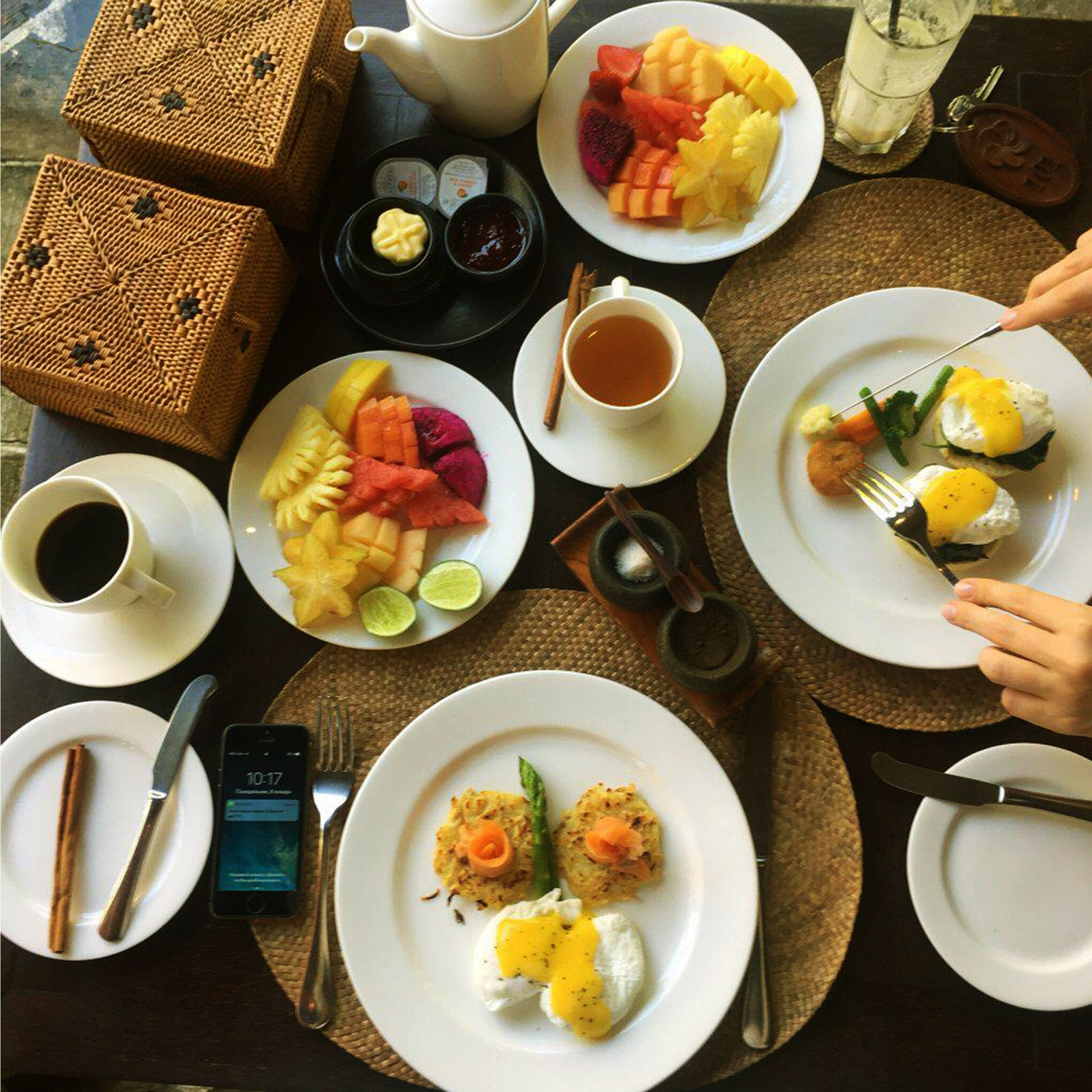 daily cooked-to-order breakfast (idr 223850 per person)