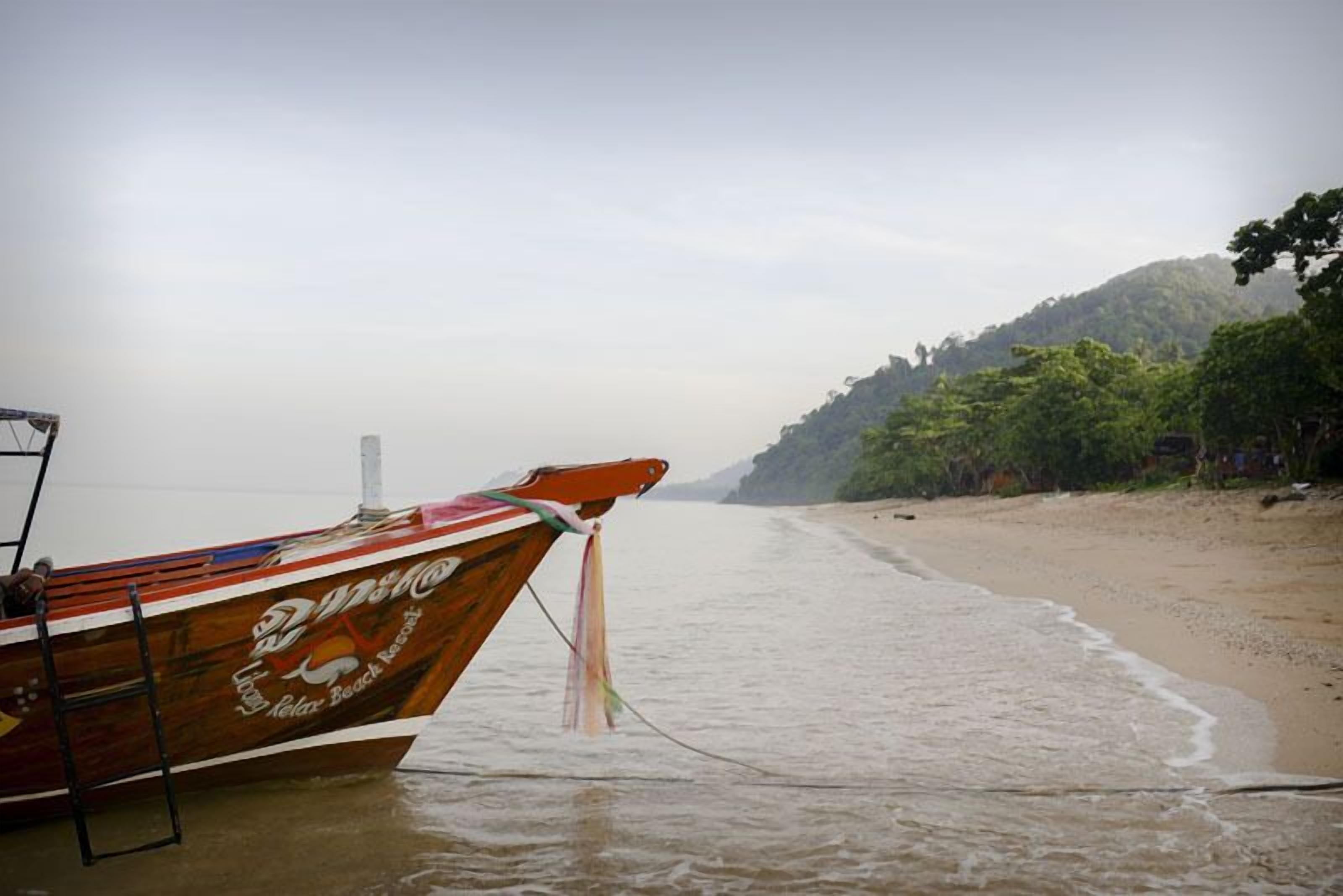 on the beach, beach bar