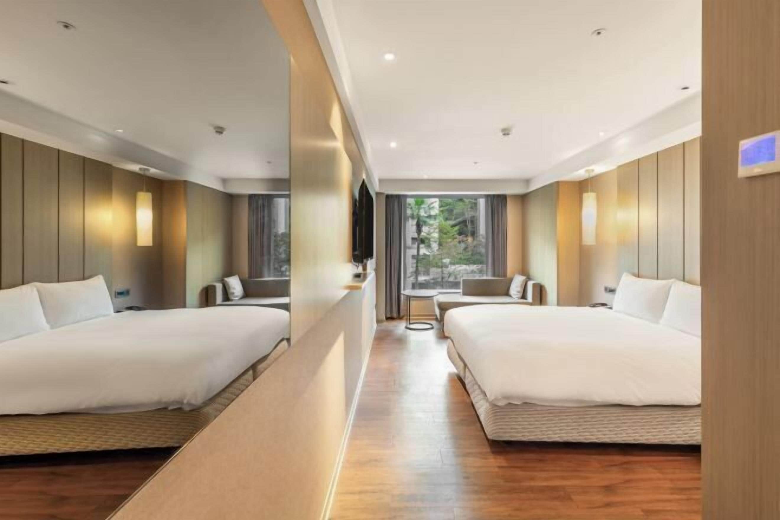 In-room safe, blackout curtains, soundproofing, iron/ironing board