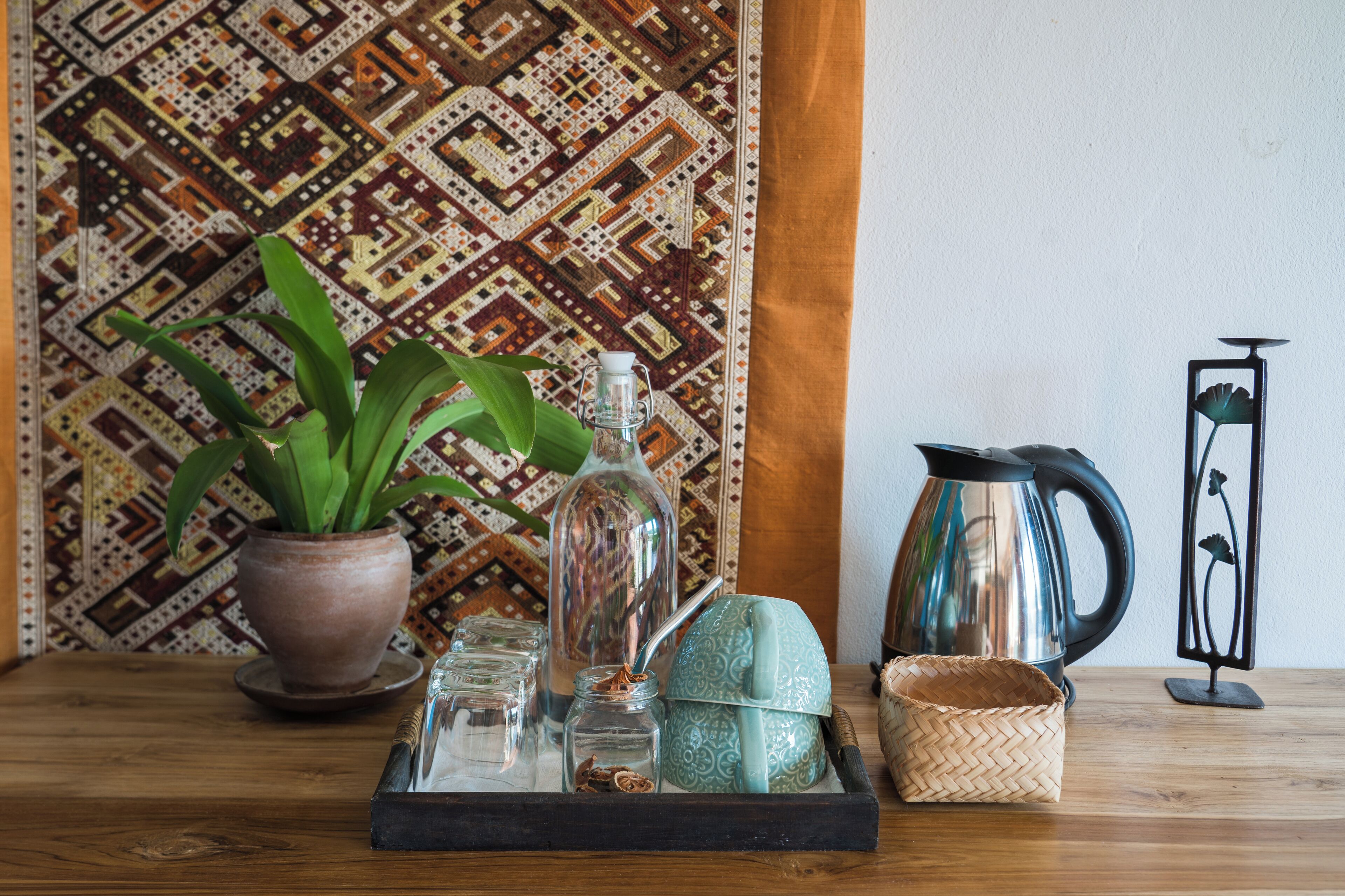 Suite – panorama, elveutsikt (Tai Daeng) | Kaffe og/eller kaffemaskin
