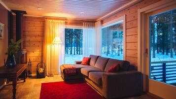 Apartamento premium, 3 quartos, cozinha, no jardim | 1 quarto, quartos à prova de som, ferros/tábuas de passar roupa