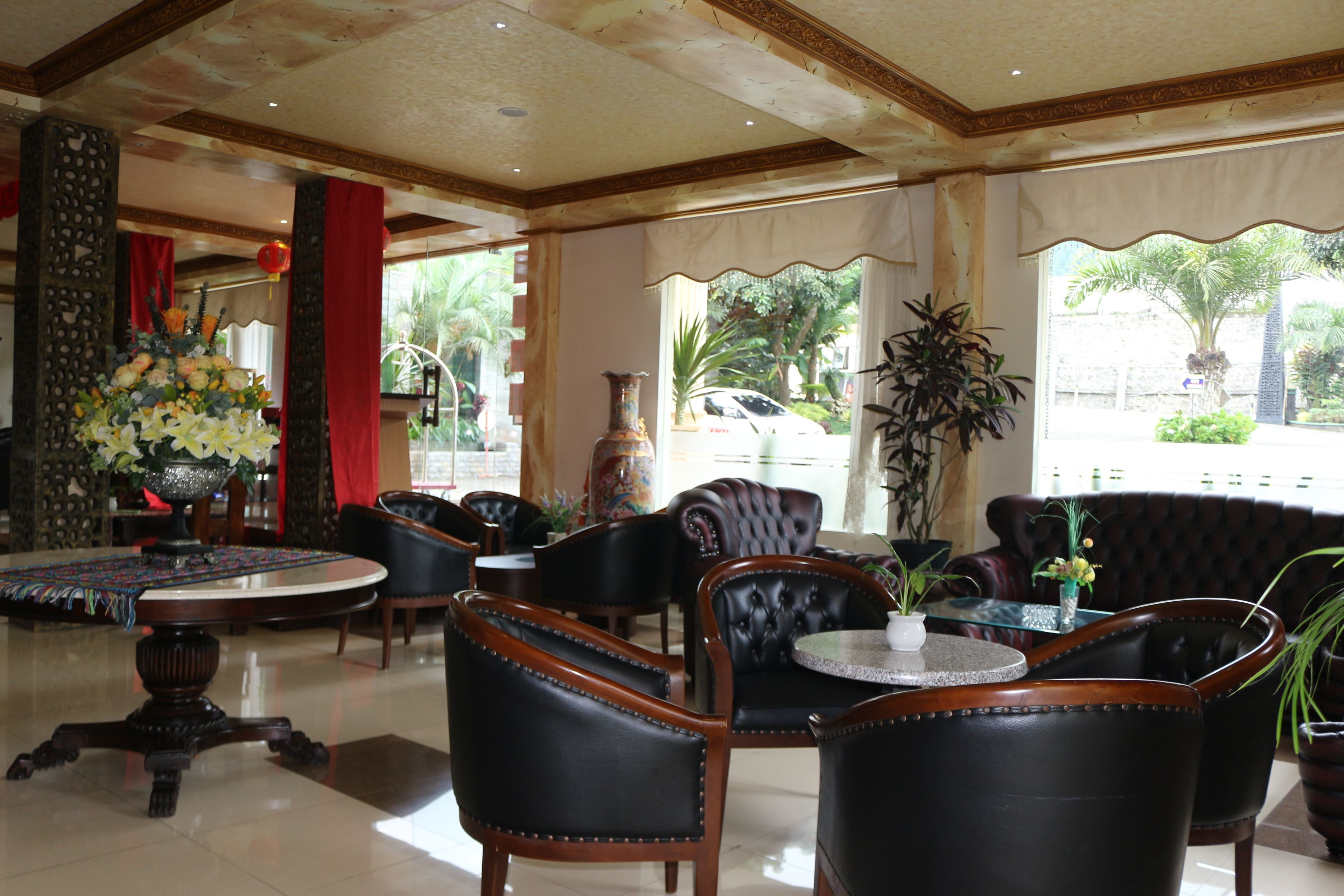 Sala de estar en el lobby