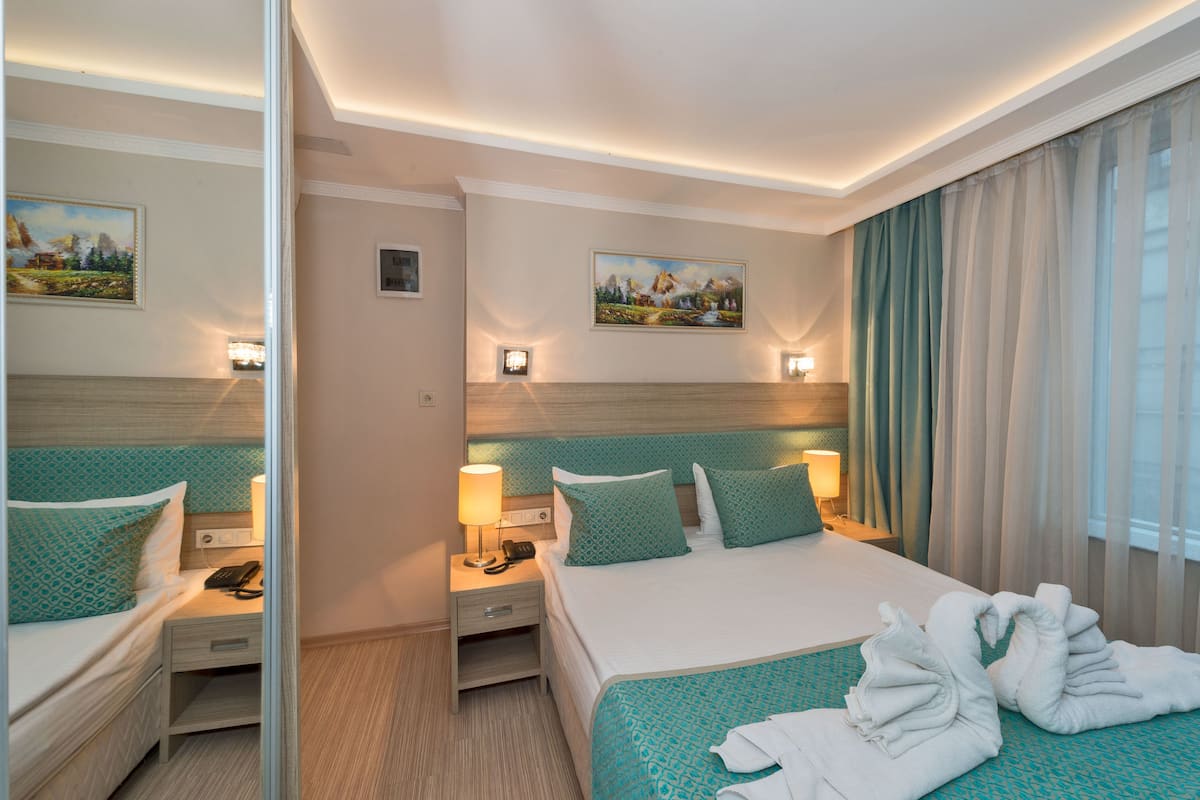 Camera doppia (Single Use) | Biancheria da letto di alta qualità, minibar, cassaforte in camera