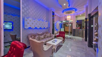 Sitteområde i lobbyen