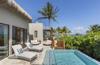 El Camaleon Presidential Suite, 1 King Bed, Private Pool Ocean View | View from room at Fairmont Mayakoba Riviera Maya - All Inclusive
