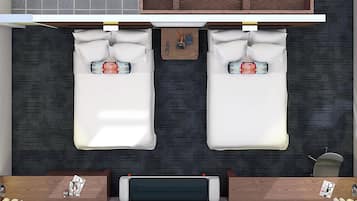 1 Schlafzimmer, hochwertige Bettwaren, Zimmersafe, Schreibtisch