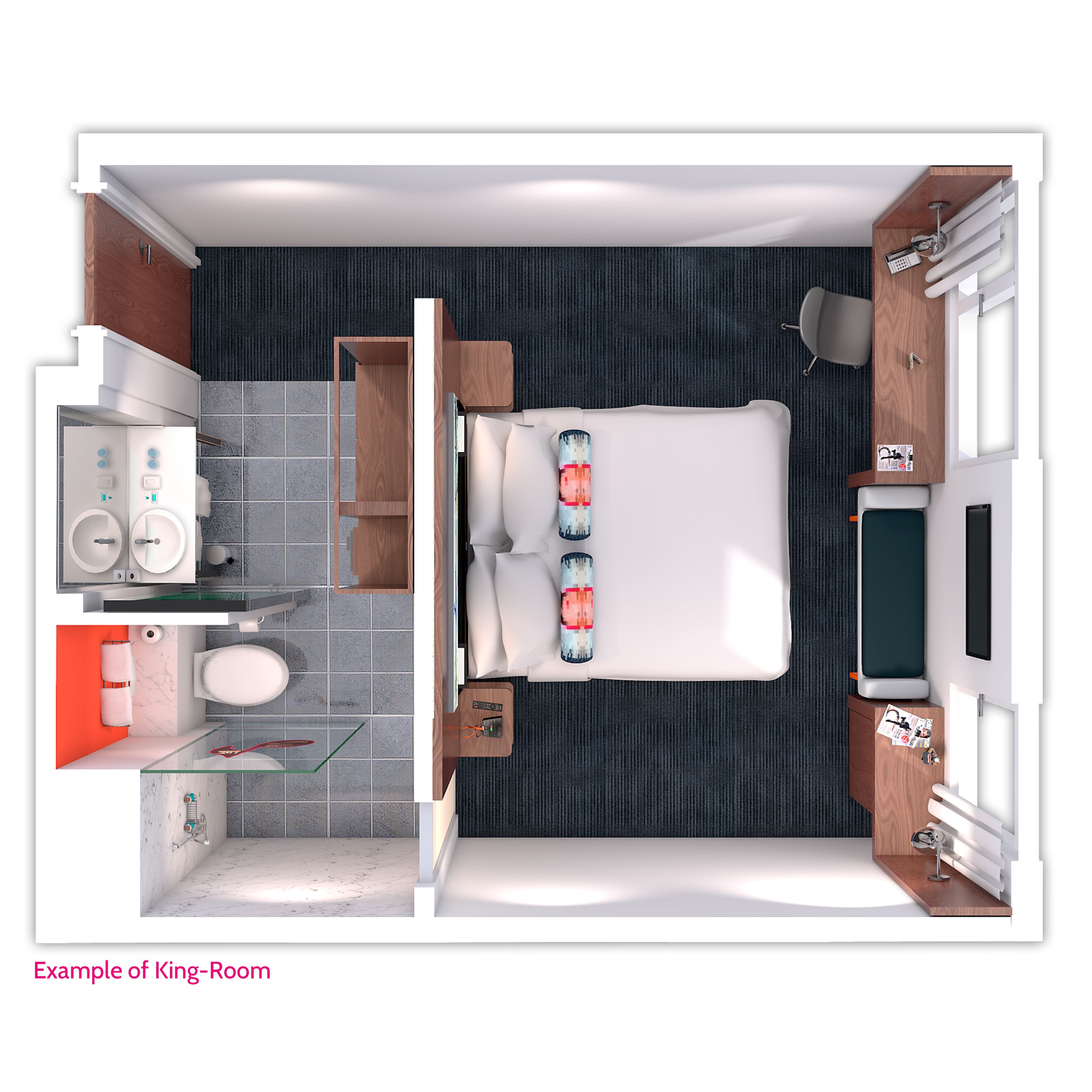 1 bedroom, premium bedding, in-room safe, desk