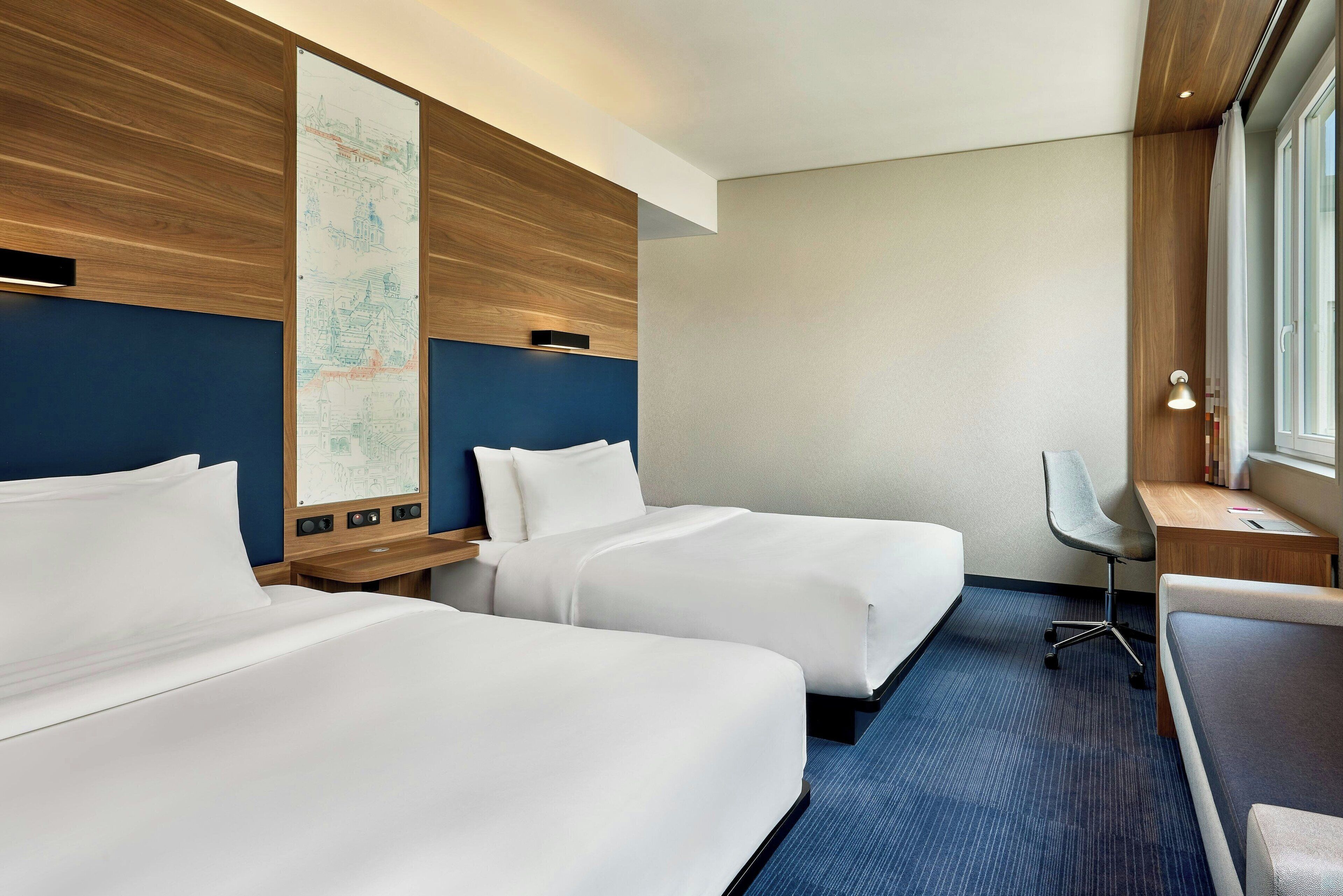 Loft, 2 Double Beds | Hypo-allergenic bedding, minibar, in-room safe, desk