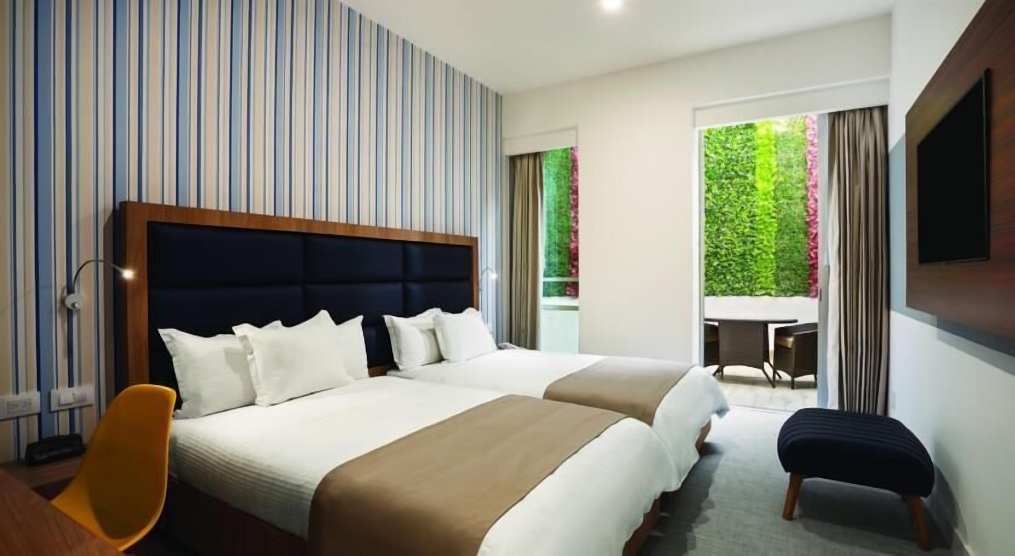 Minibar, in-room safe, desk, blackout drapes