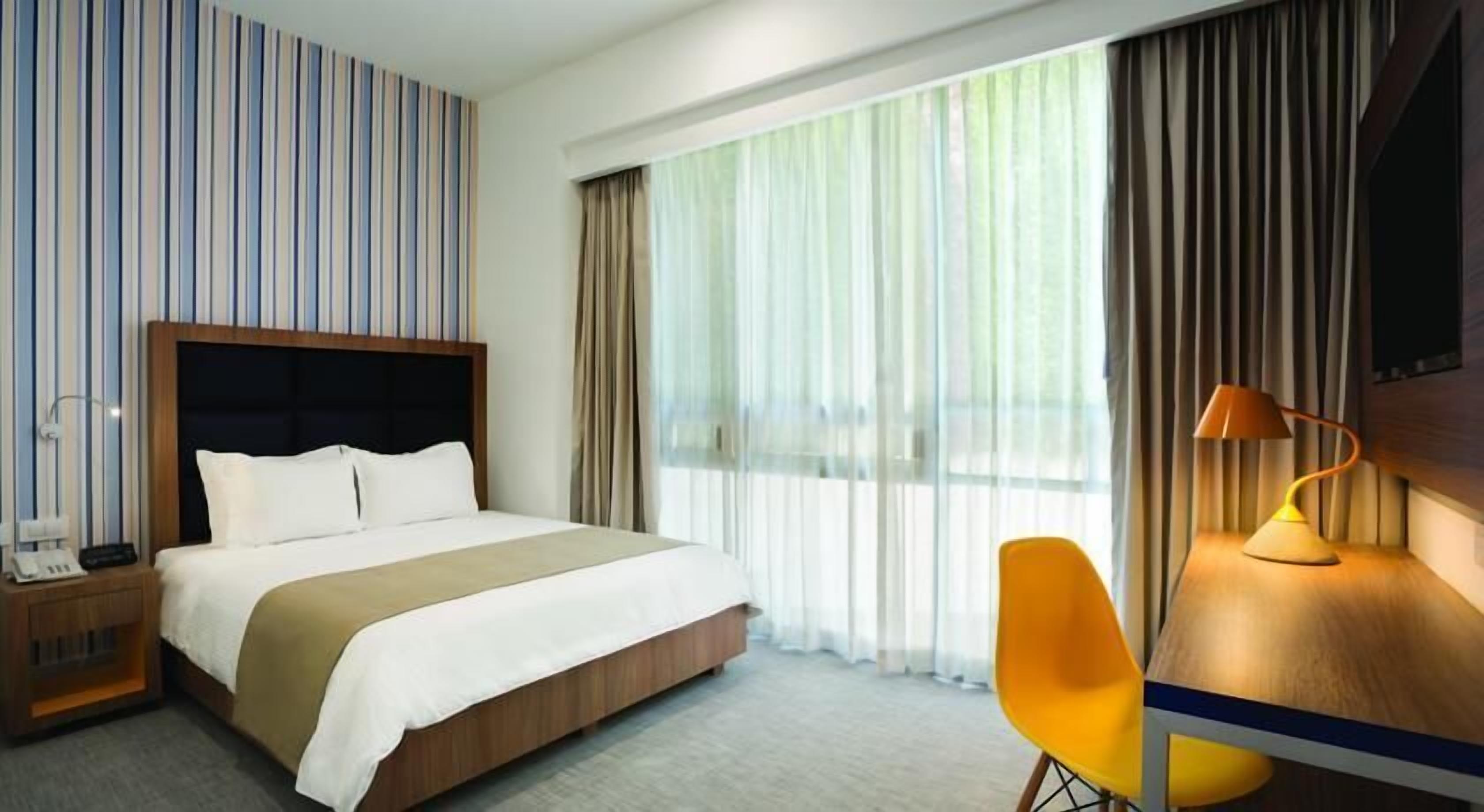 Minibar, in-room safe, desk, blackout drapes