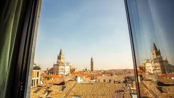 Vue sur la ville depuis l’hébergement