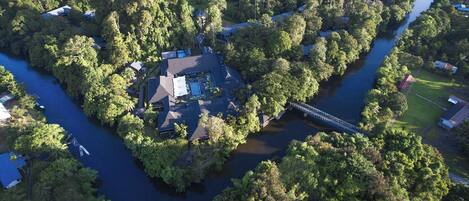 Blick von der Unterkunft