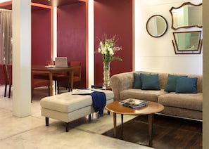 Lobby sitting area