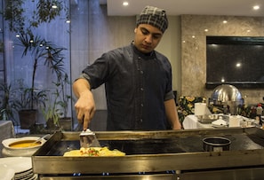 Breakfast, lunch, dinner served; Regional cuisine, pool views
