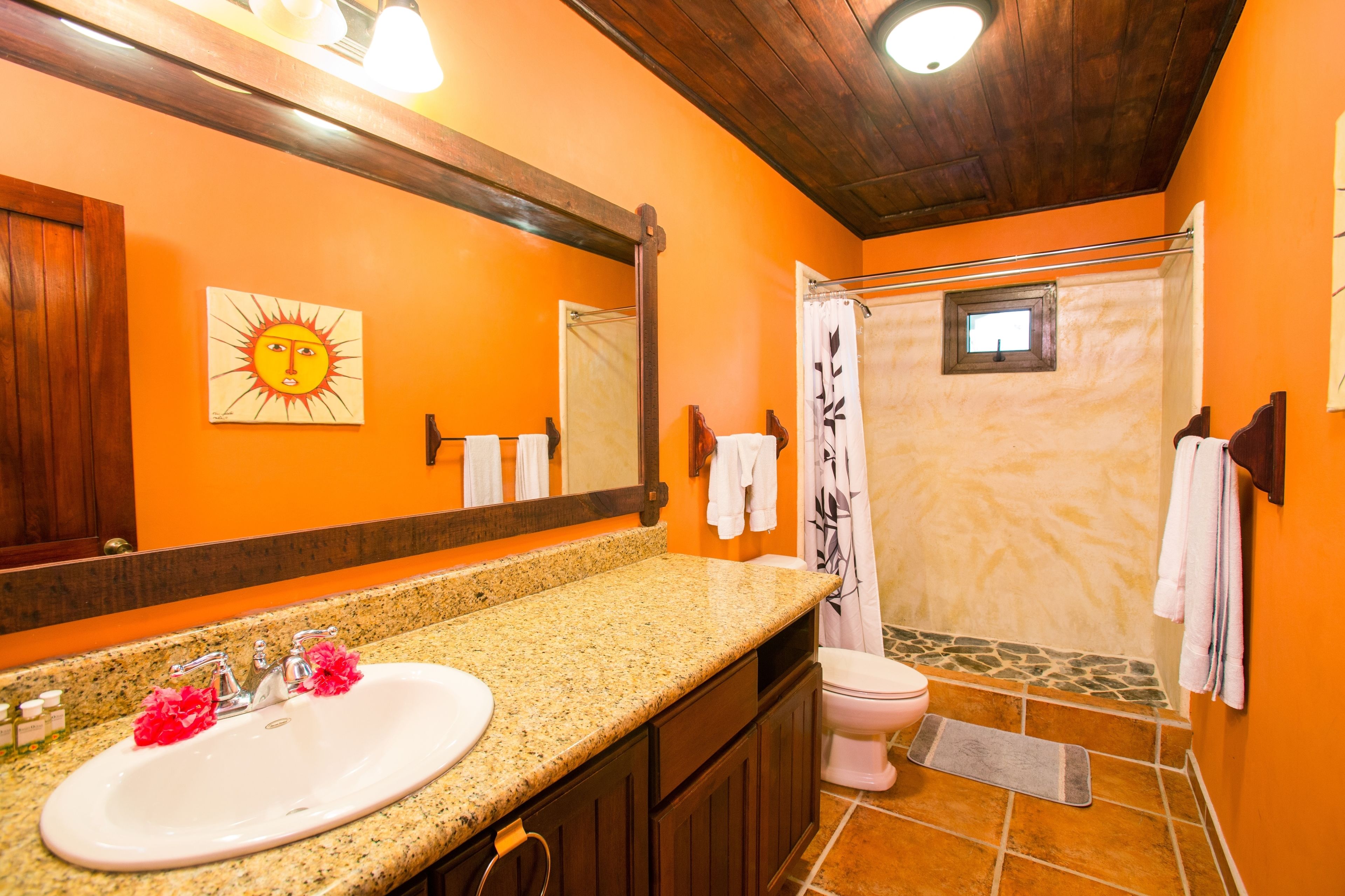 suite, non smoking (1/2 condo, master suite) | bathroom | shower, free toiletries, hair dryer, towels