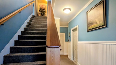Hallway. The Jay Village Inn