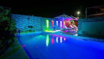Front of property – evening/night