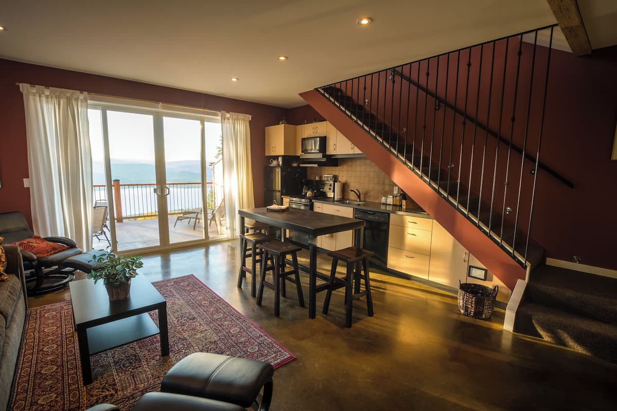 The Fir Suite | Living area | 32-inch flat-screen TV with satellite channels, TV, fireplace