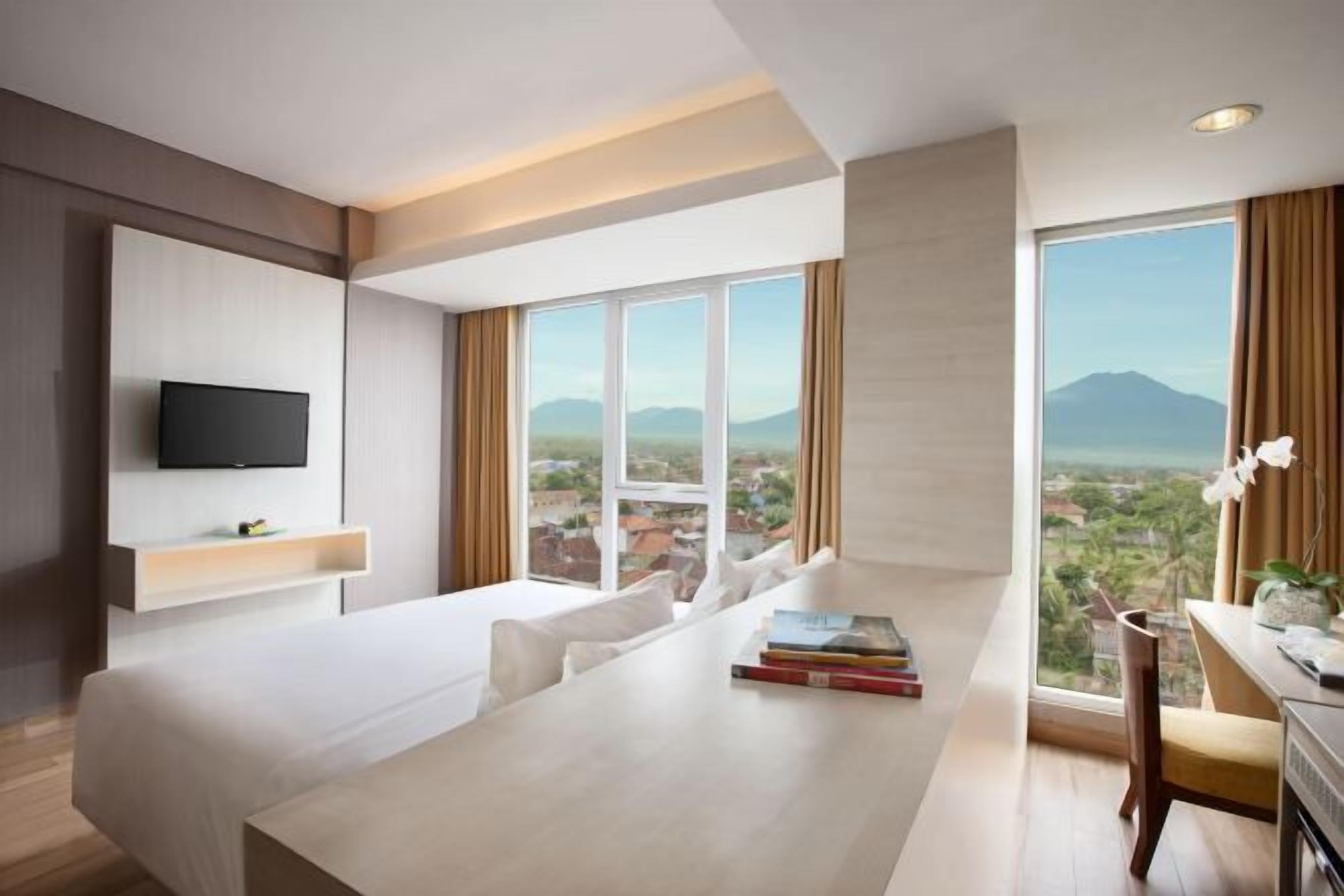 Minibar, in-room safe, desk, laptop workspace