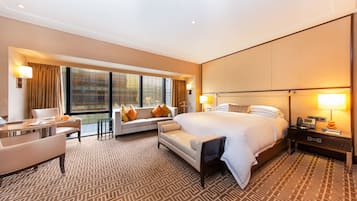 Ropa de cama de alta calidad y minibar