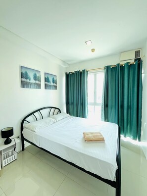 Apartment, 1 Bedroom | Peralatan tempat tidur hipoalergenik 
