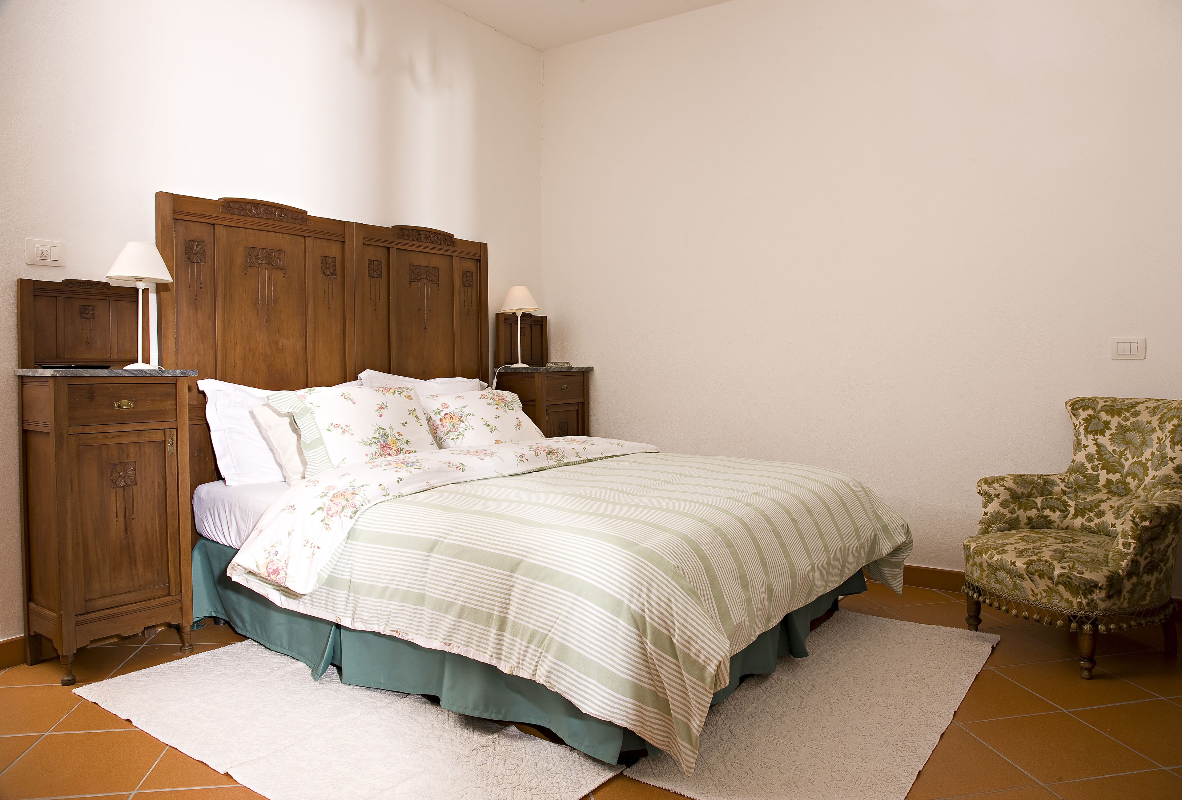 ダブルまたはツインルーム テラス ガーデンビュー