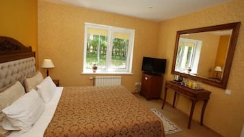 Desk, cots/infant beds, rollaway beds, free WiFi